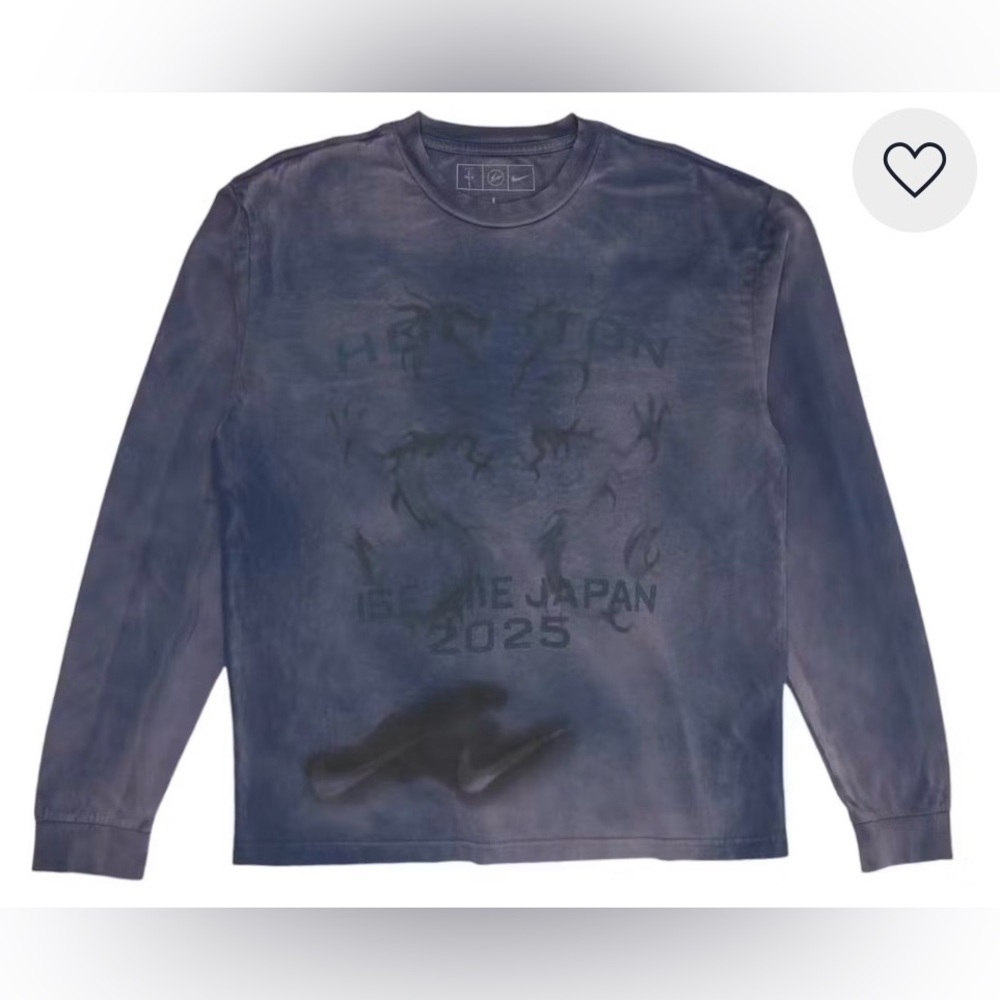 New Travis Scott Cactus Jack x Fragment x Nike Houston To Ise Mie Longsleeve